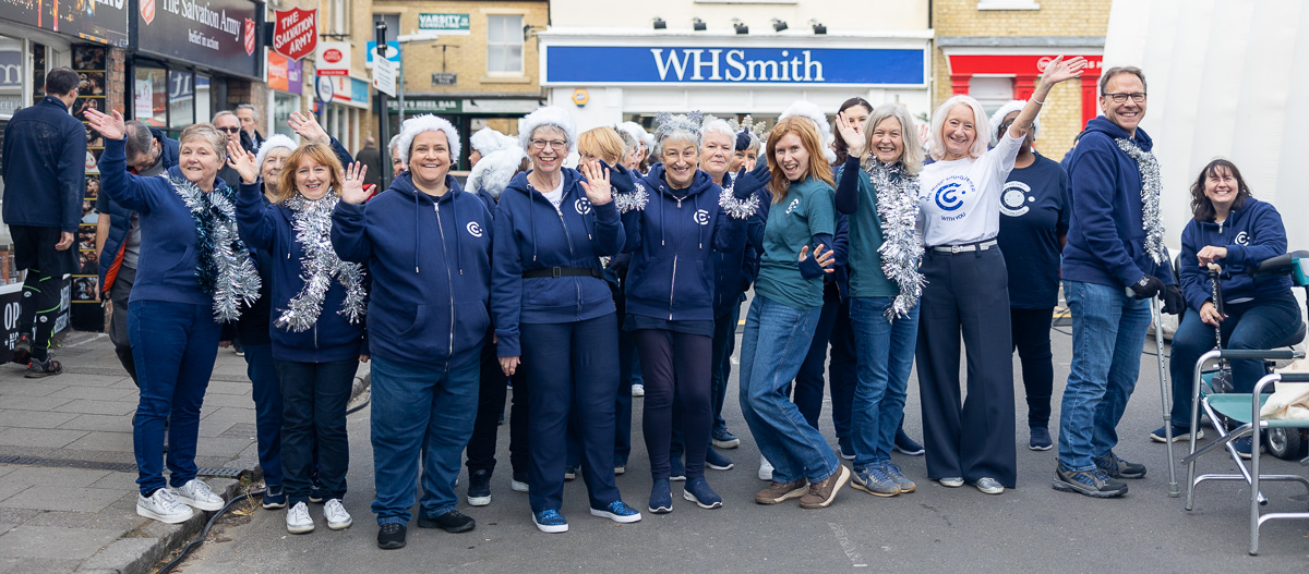 Collaboration Choir at St Ives Christmas Market 2024