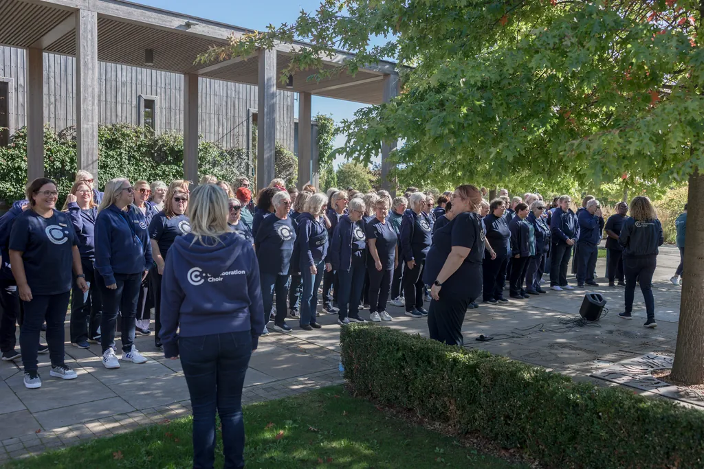 The Collaboration Choir at the National Memorial Arboretum The Collaboration Choir at the National Memorial Arboretum