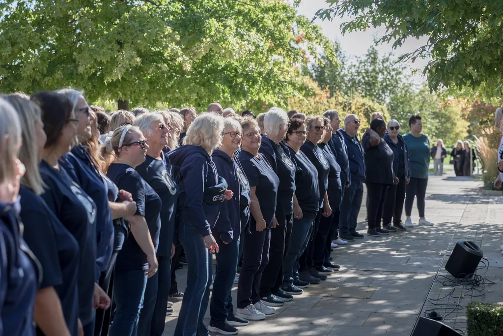 The Collaboration Choir at the National Memorial Arboretum The Collaboration Choir at the National Memorial Arboretum