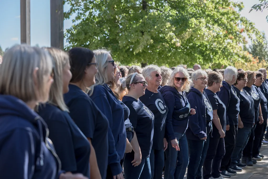 The Collaboration Choir at the National Memorial Arboretum The Collaboration Choir at the National Memorial Arboretum