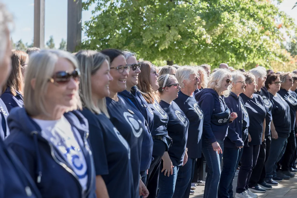 The Collaboration Choir at the National Memorial Arboretum The Collaboration Choir at the National Memorial Arboretum