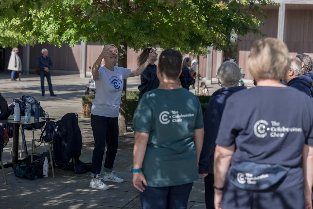 The Collaboration Choir at the National Memorial Arboretum The Collaboration Choir at the National Memorial Arboretum