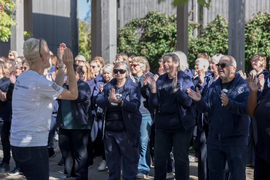The Collaboration Choir at the National Memorial Arboretum The Collaboration Choir at the National Memorial Arboretum