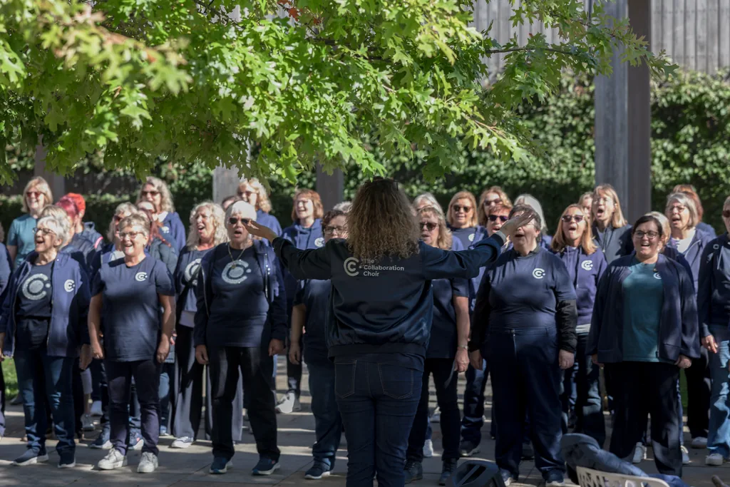 The Collaboration Choir at the National Memorial Arboretum The Collaboration Choir at the National Memorial Arboretum