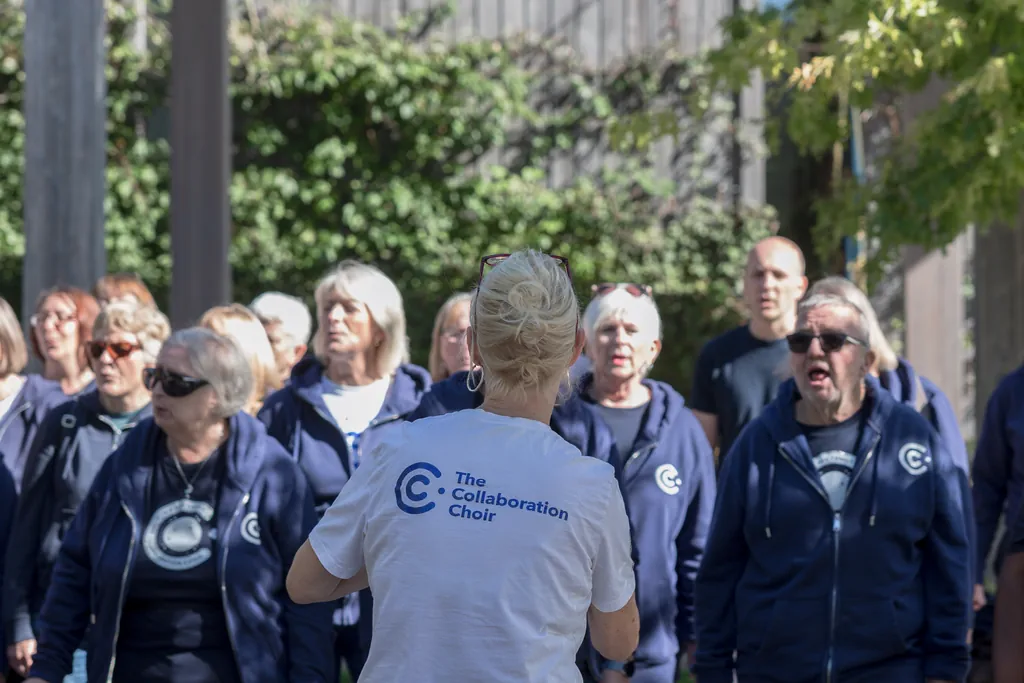 The Collaboration Choir at the National Memorial Arboretum The Collaboration Choir at the National Memorial Arboretum