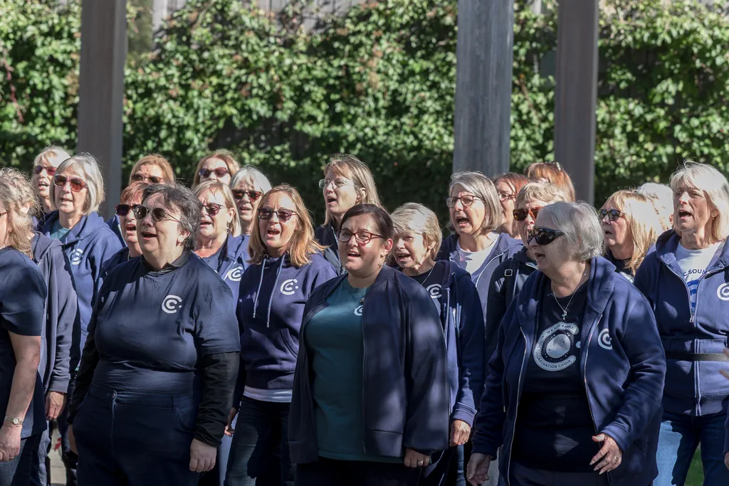 The Collaboration Choir at the National Memorial Arboretum The Collaboration Choir at the National Memorial Arboretum