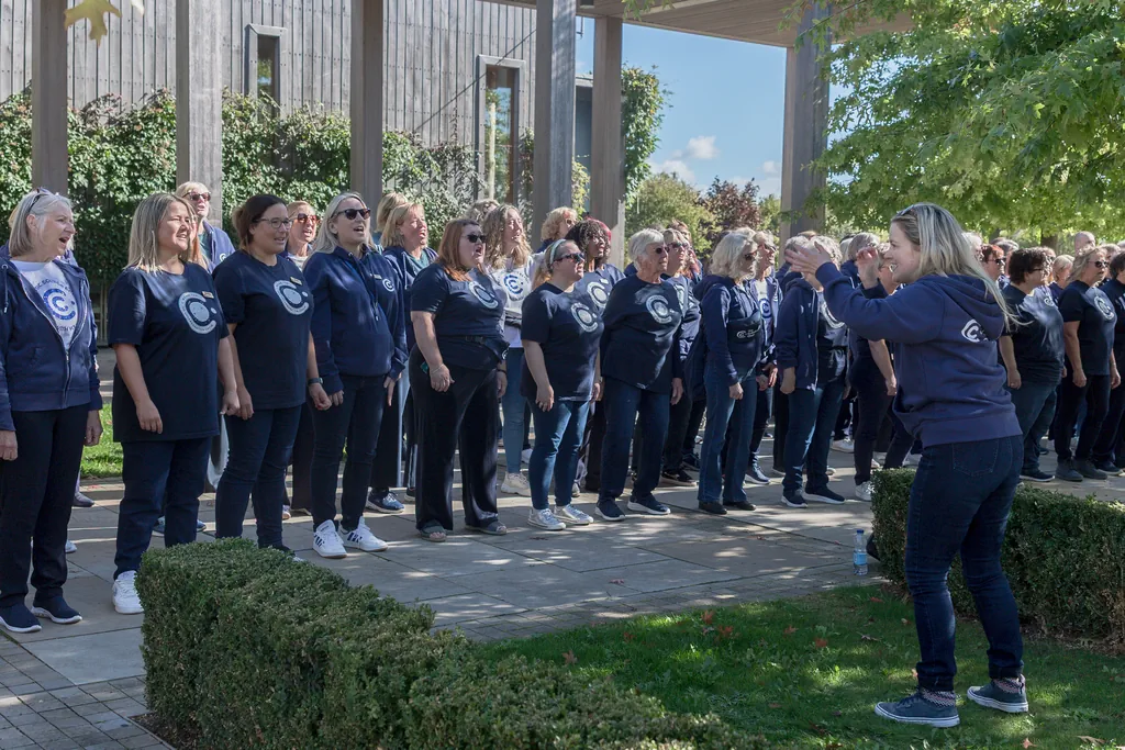 The Collaboration Choir at the National Memorial Arboretum The Collaboration Choir at the National Memorial Arboretum