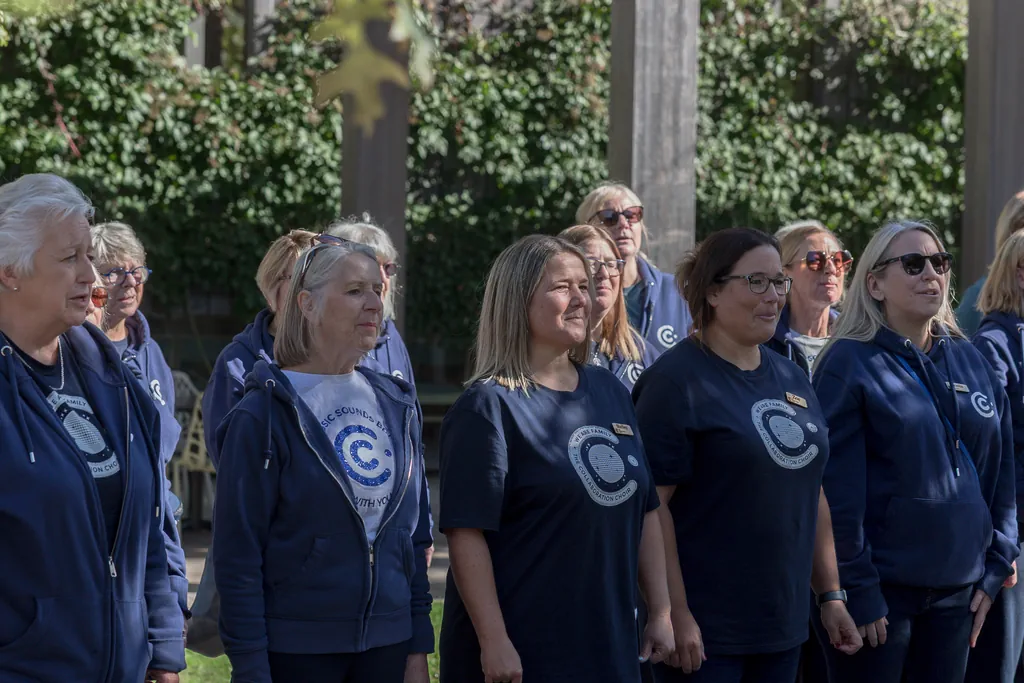 The Collaboration Choir at the National Memorial Arboretum The Collaboration Choir at the National Memorial Arboretum