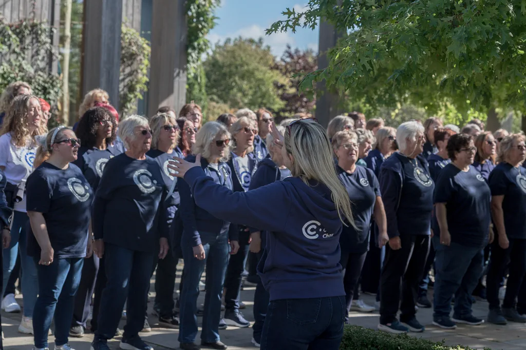 The Collaboration Choir at the National Memorial Arboretum The Collaboration Choir at the National Memorial Arboretum