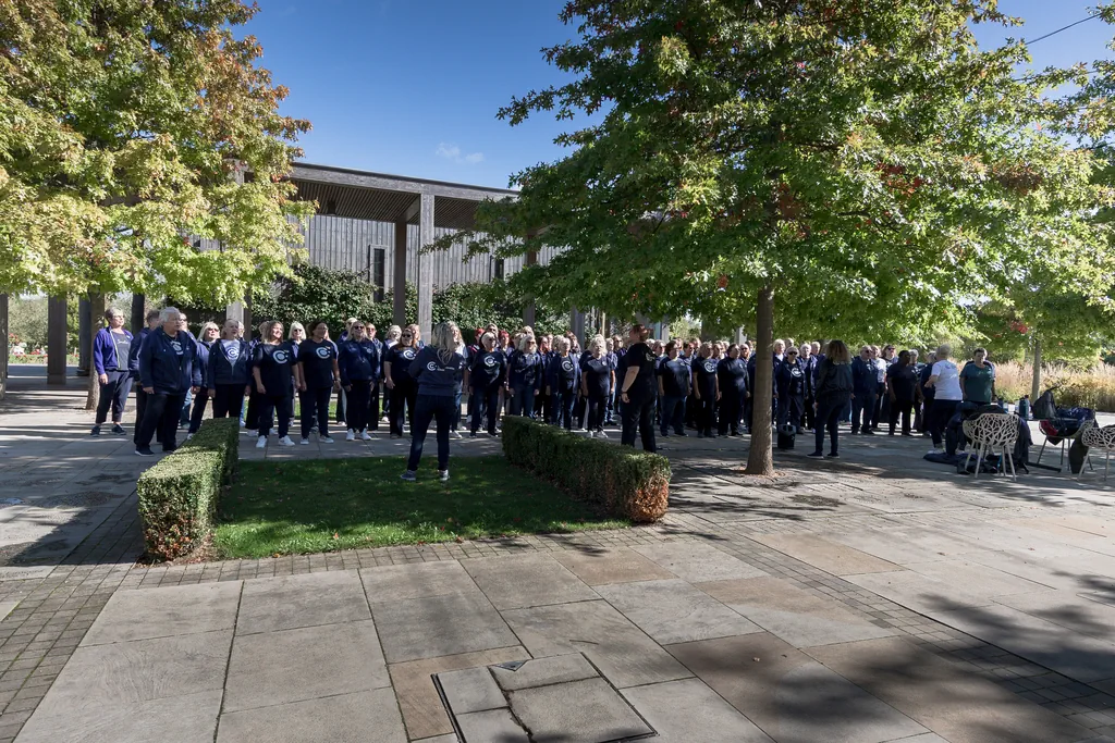 The Collaboration Choir at the National Memorial Arboretum The Collaboration Choir at the National Memorial Arboretum