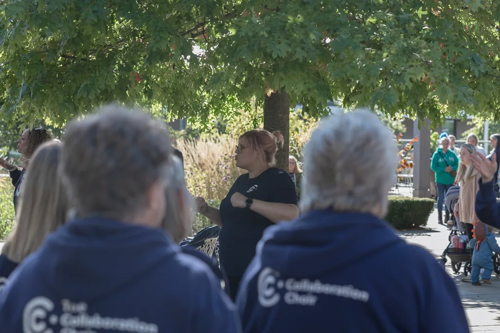 The Collaboration Choir at the National Memorial Arboretum The Collaboration Choir at the National Memorial Arboretum