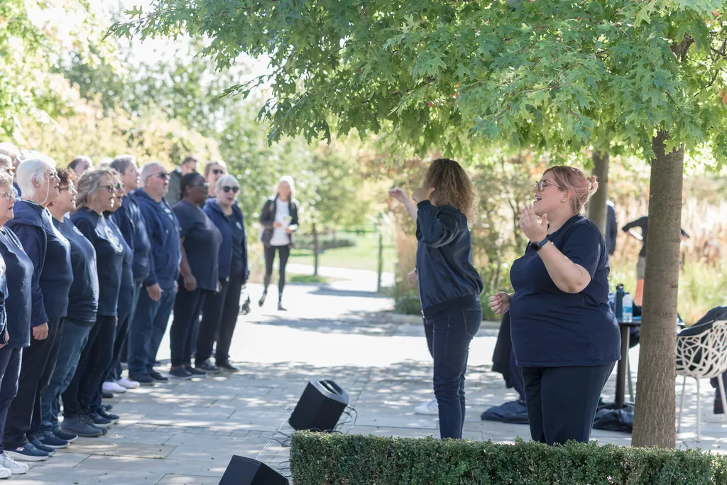 The Collaboration Choir at the National Memorial Arboretum The Collaboration Choir at the National Memorial Arboretum
