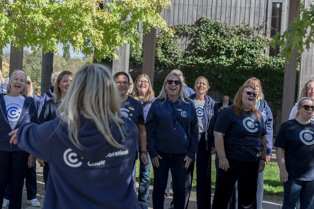 The Collaboration Choir at the National Memorial Arboretum The Collaboration Choir at the National Memorial Arboretum