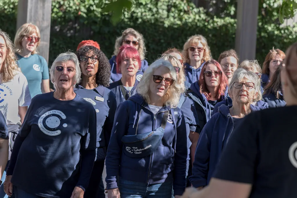 The Collaboration Choir at the National Memorial Arboretum The Collaboration Choir at the National Memorial Arboretum