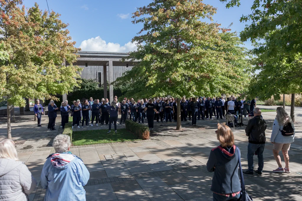 The Collaboration Choir at the National Memorial Arboretum The Collaboration Choir at the National Memorial Arboretum
