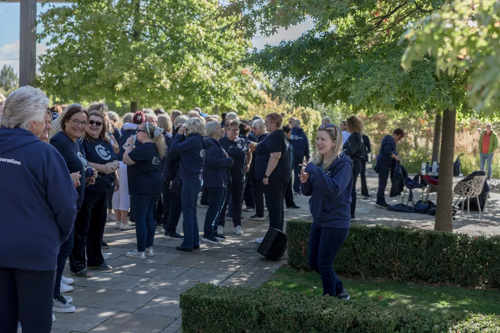 The Collaboration Choir at the National Memorial Arboretum The Collaboration Choir at the National Memorial Arboretum
