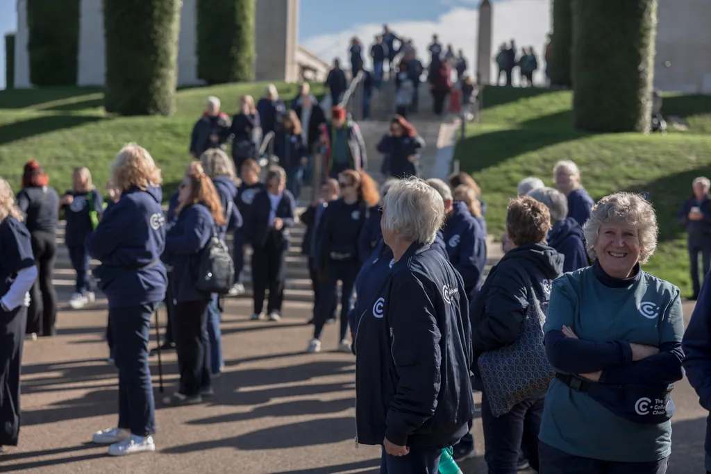 The Collaboration Choir at the National Memorial Arboretum The Collaboration Choir at the National Memorial Arboretum