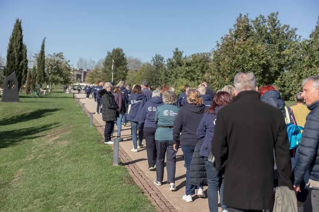 The Collaboration Choir at the National Memorial Arboretum The Collaboration Choir at the National Memorial Arboretum