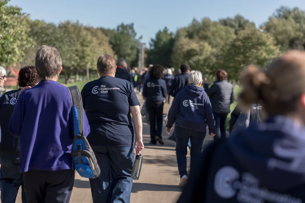 The Collaboration Choir at the National Memorial Arboretum The Collaboration Choir at the National Memorial Arboretum