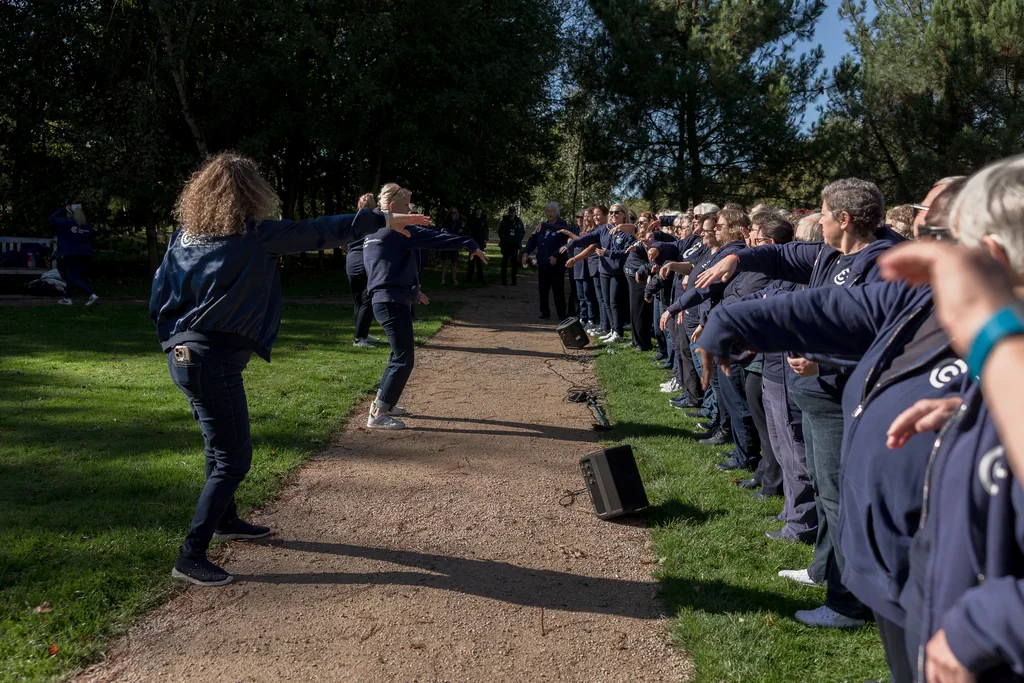 The Collaboration Choir at the National Memorial Arboretum The Collaboration Choir at the National Memorial Arboretum