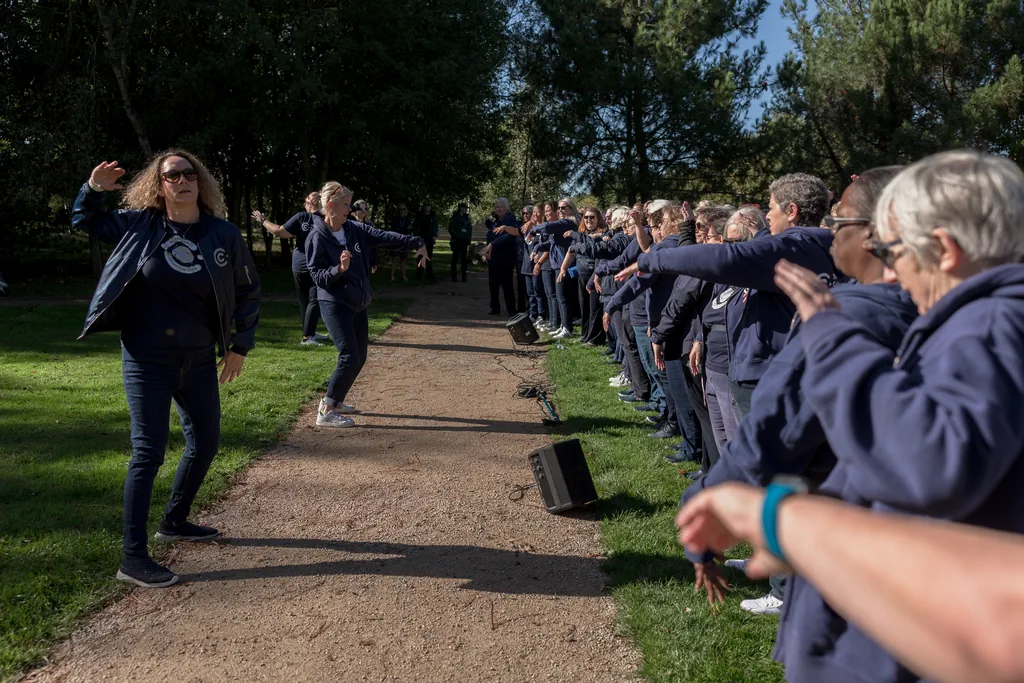 The Collaboration Choir at the National Memorial Arboretum The Collaboration Choir at the National Memorial Arboretum