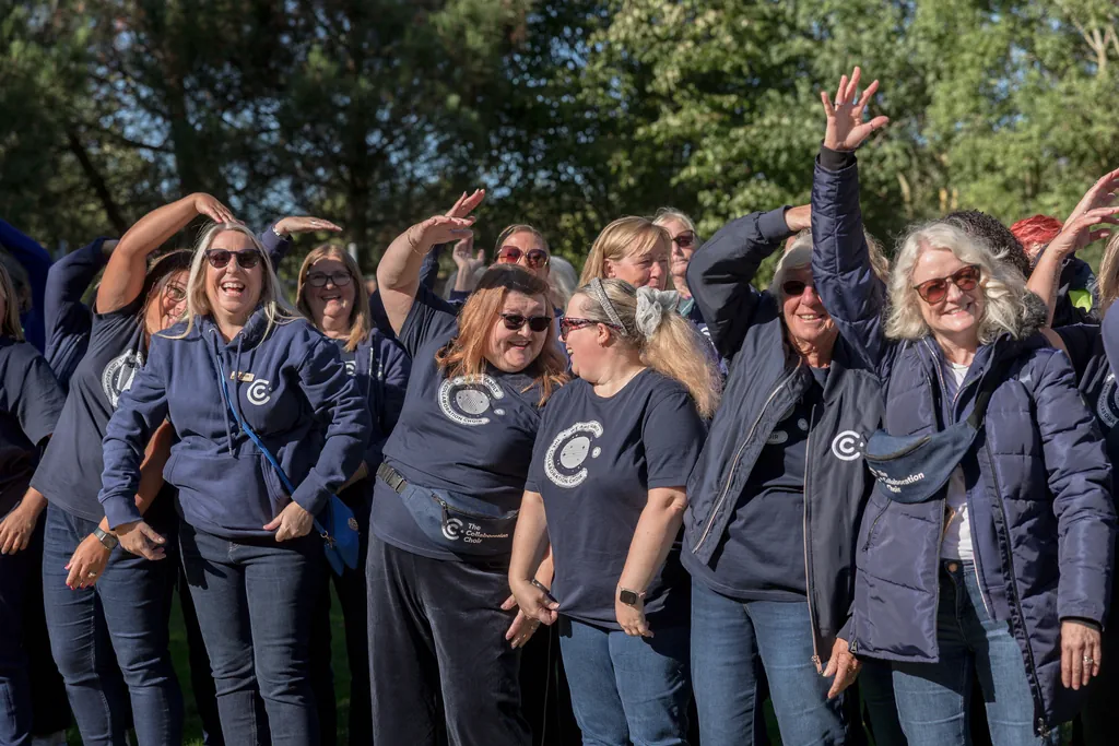 The Collaboration Choir at the National Memorial Arboretum The Collaboration Choir at the National Memorial Arboretum