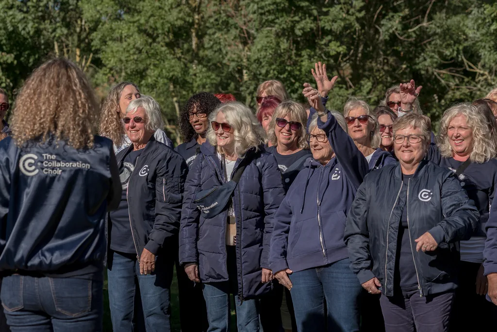 The Collaboration Choir at the National Memorial Arboretum The Collaboration Choir at the National Memorial Arboretum