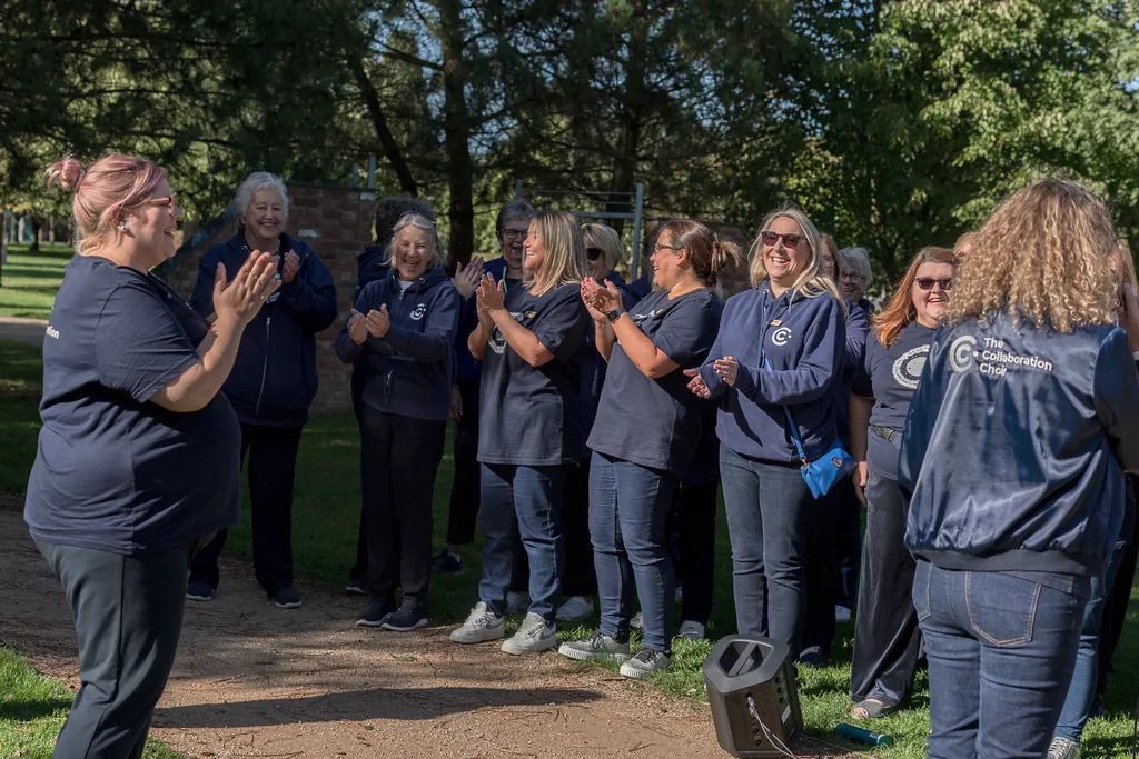 The Collaboration Choir at the National Memorial Arboretum The Collaboration Choir at the National Memorial Arboretum