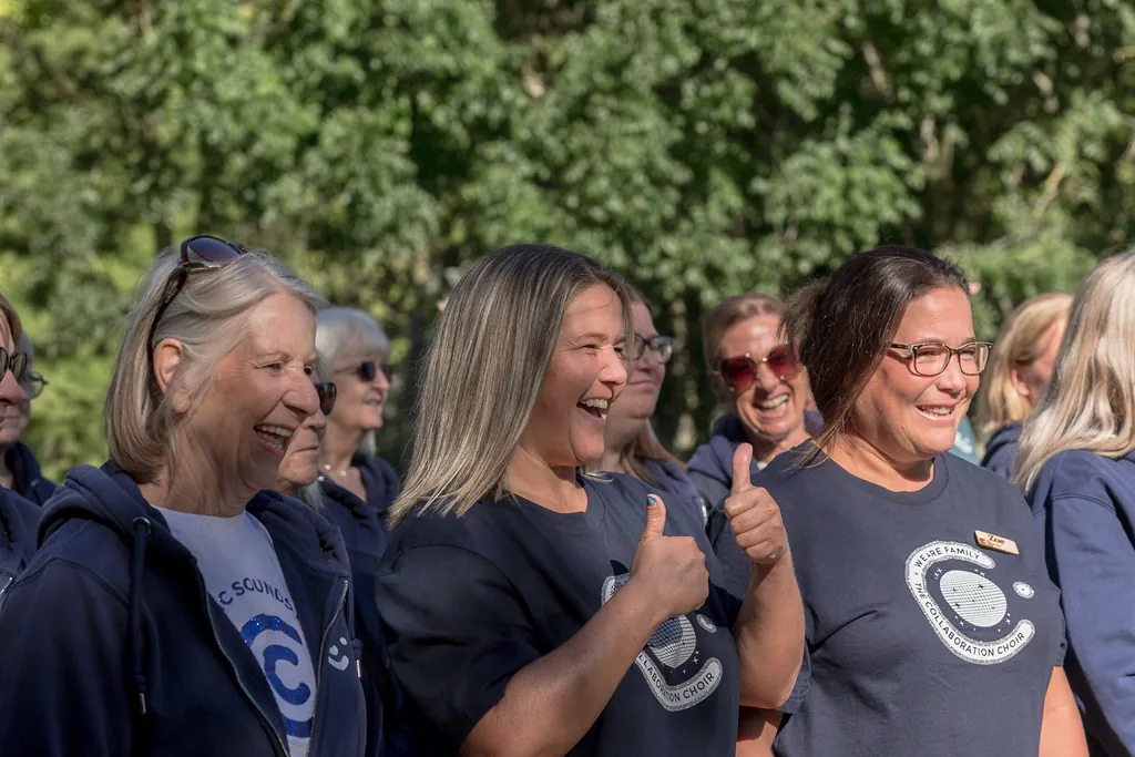 The Collaboration Choir at the National Memorial Arboretum The Collaboration Choir at the National Memorial Arboretum