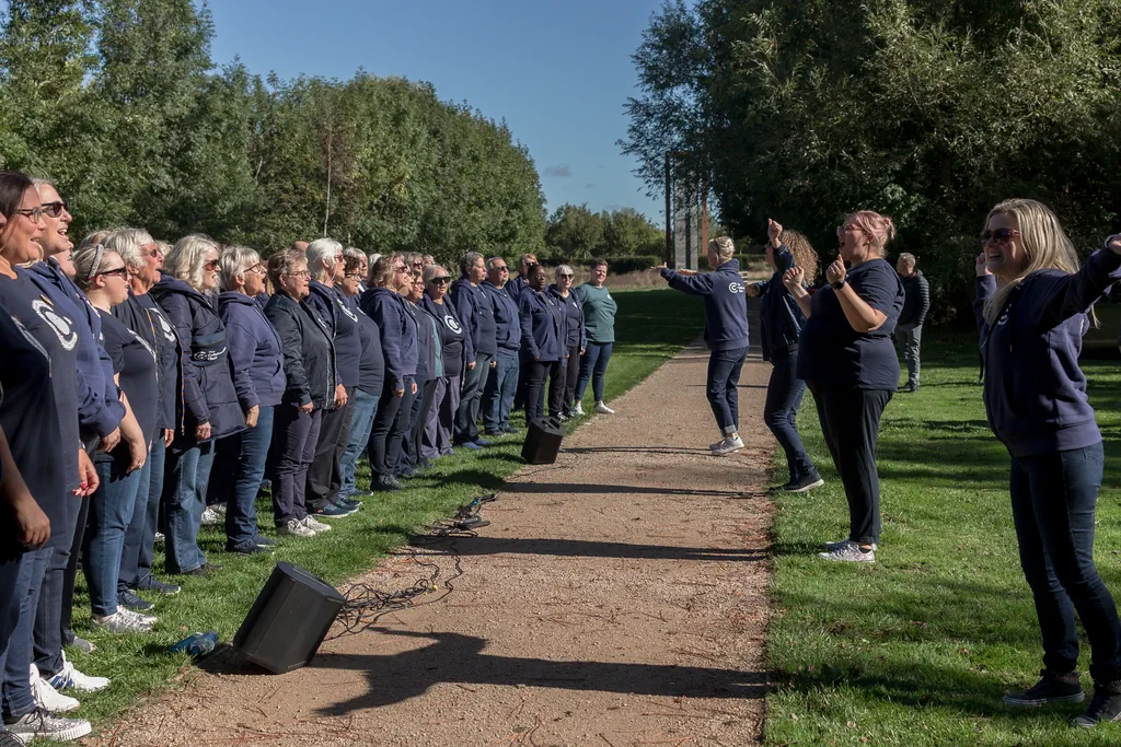 The Collaboration Choir at the National Memorial Arboretum The Collaboration Choir at the National Memorial Arboretum