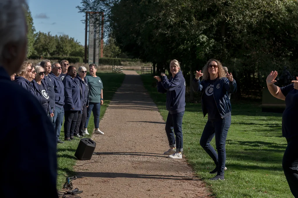 The Collaboration Choir at the National Memorial Arboretum The Collaboration Choir at the National Memorial Arboretum
