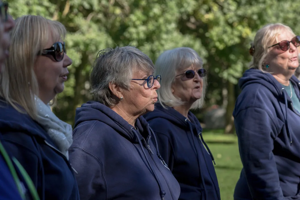 The Collaboration Choir at the National Memorial Arboretum The Collaboration Choir at the National Memorial Arboretum