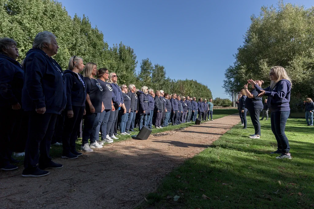 The Collaboration Choir at the National Memorial Arboretum The Collaboration Choir at the National Memorial Arboretum