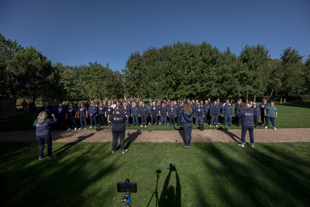 The Collaboration Choir at the National Memorial Arboretum The Collaboration Choir at the National Memorial Arboretum