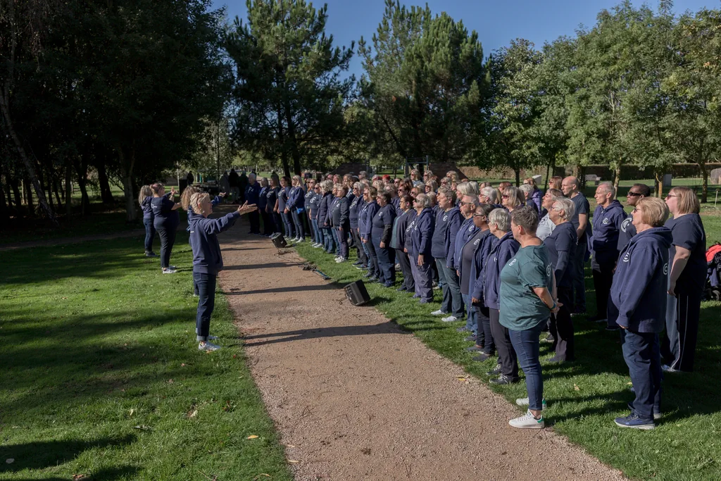 The Collaboration Choir at the National Memorial Arboretum The Collaboration Choir at the National Memorial Arboretum