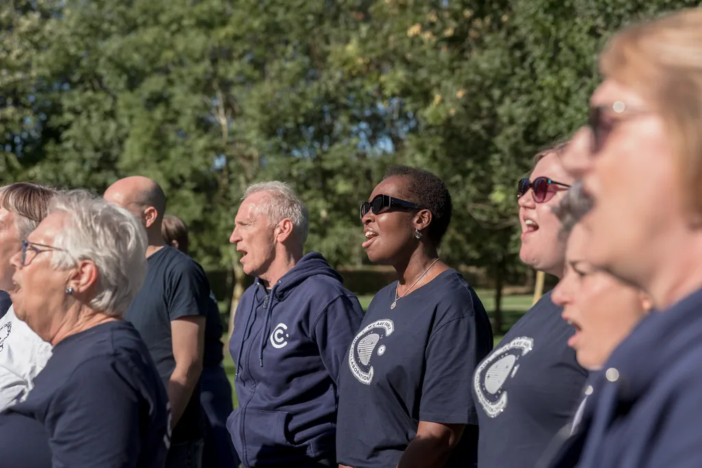 The Collaboration Choir at the National Memorial Arboretum The Collaboration Choir at the National Memorial Arboretum