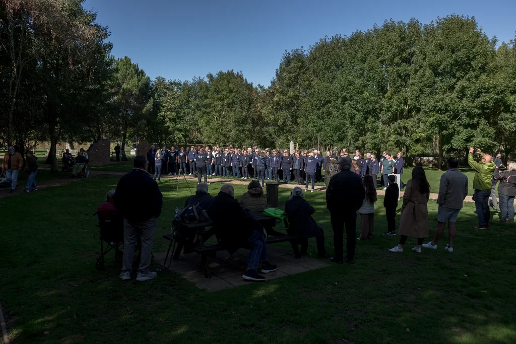 The Collaboration Choir at the National Memorial Arboretum The Collaboration Choir at the National Memorial Arboretum