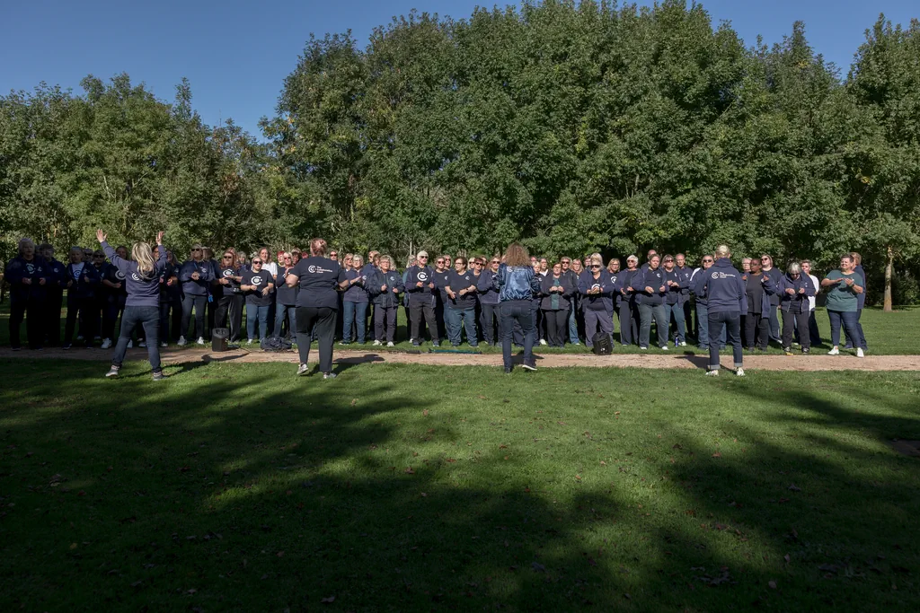 The Collaboration Choir at the National Memorial Arboretum The Collaboration Choir at the National Memorial Arboretum