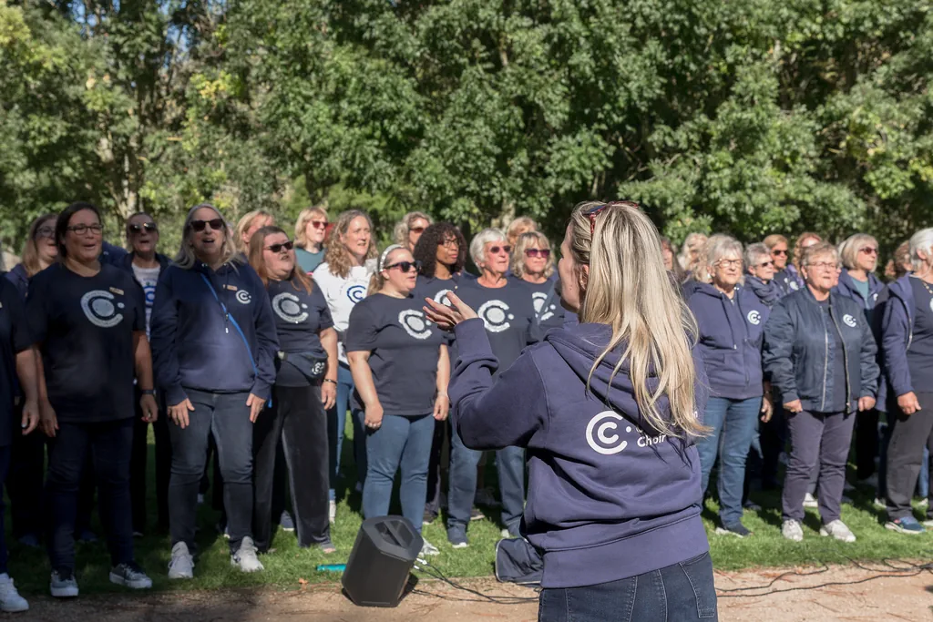 The Collaboration Choir at the National Memorial Arboretum The Collaboration Choir at the National Memorial Arboretum