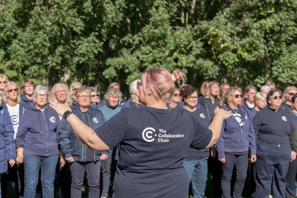 The Collaboration Choir at the National Memorial Arboretum The Collaboration Choir at the National Memorial Arboretum