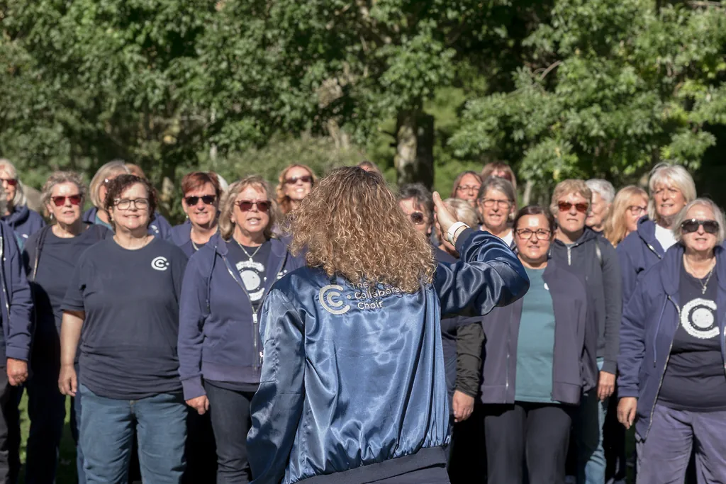 The Collaboration Choir at the National Memorial Arboretum The Collaboration Choir at the National Memorial Arboretum