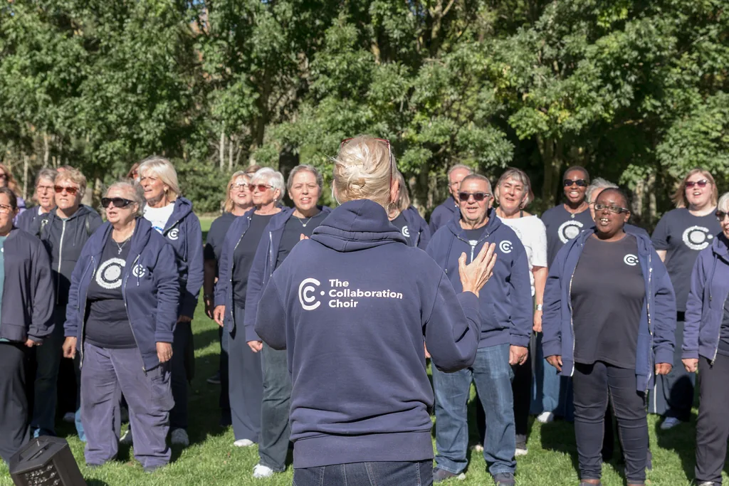 The Collaboration Choir at the National Memorial Arboretum The Collaboration Choir at the National Memorial Arboretum