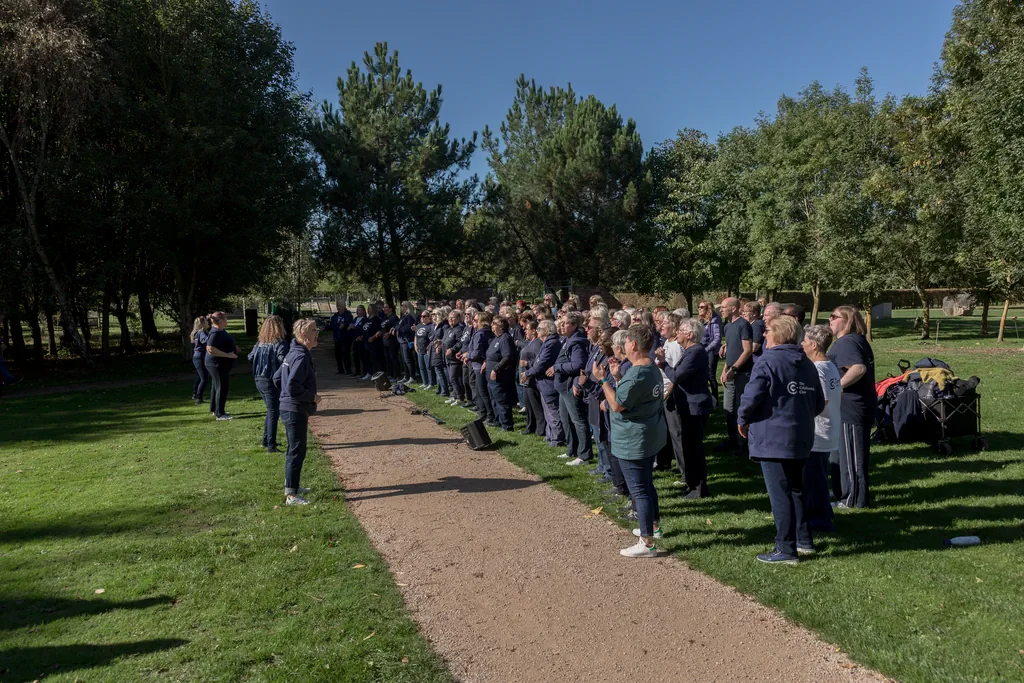 The Collaboration Choir at the National Memorial Arboretum The Collaboration Choir at the National Memorial Arboretum