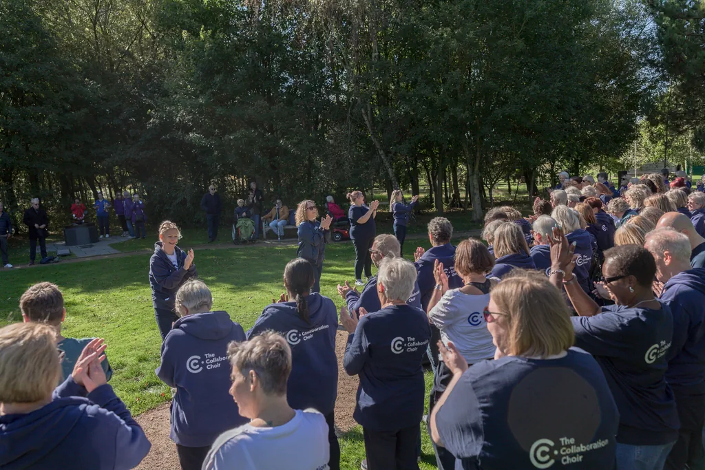 The Collaboration Choir at the National Memorial Arboretum The Collaboration Choir at the National Memorial Arboretum
