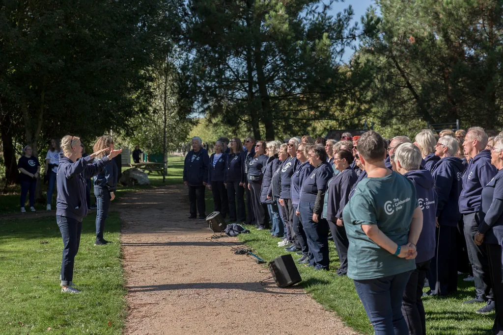 The Collaboration Choir at the National Memorial Arboretum The Collaboration Choir at the National Memorial Arboretum