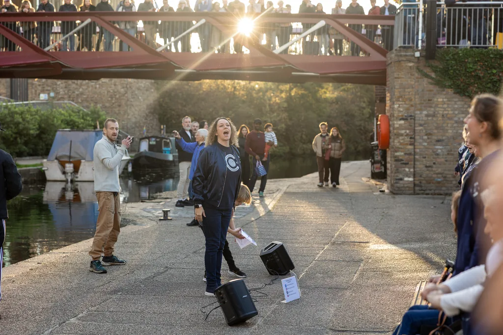 The Collaboration Choir’s Children in Need Flash Mob at King’s Cross