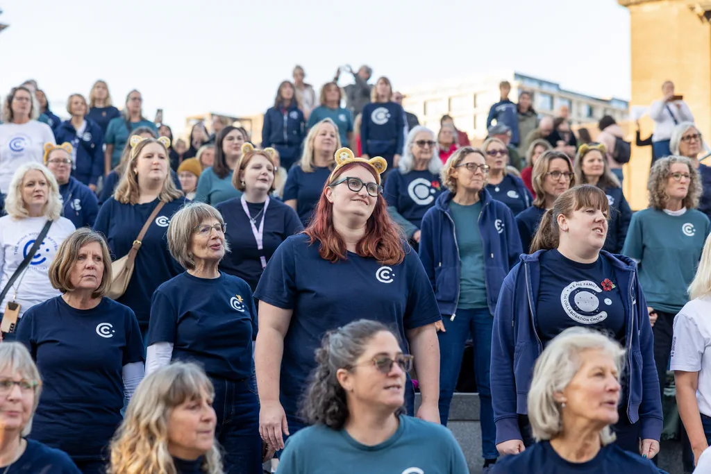 The Collaboration Choir’s Children in Need Flash Mob at King’s Cross