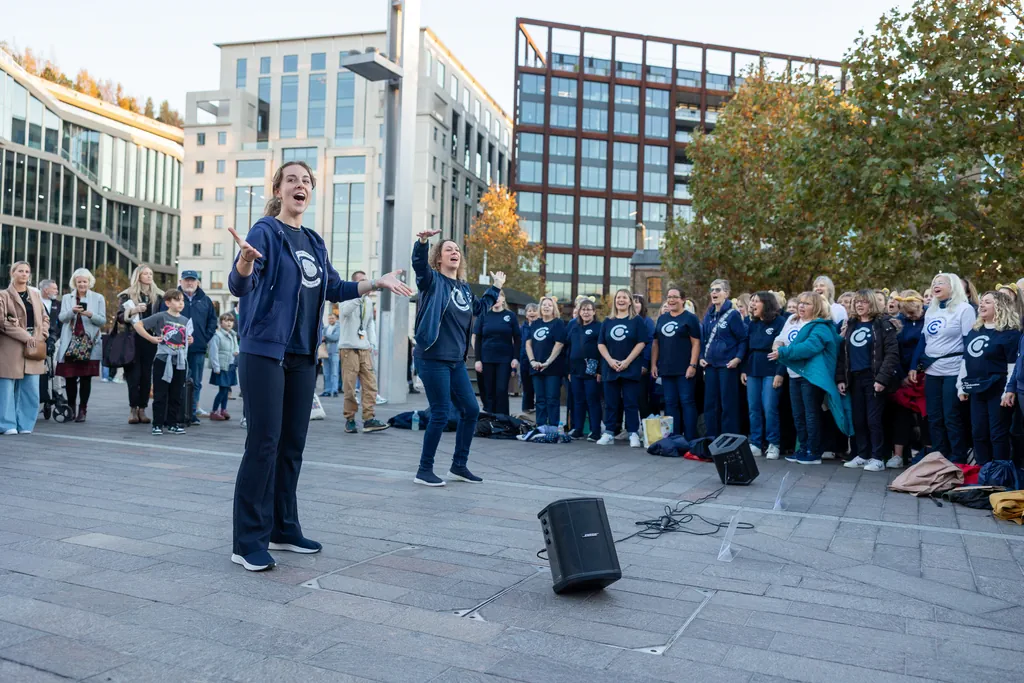The Collaboration Choir’s Children in Need Flash Mob at King’s Cross