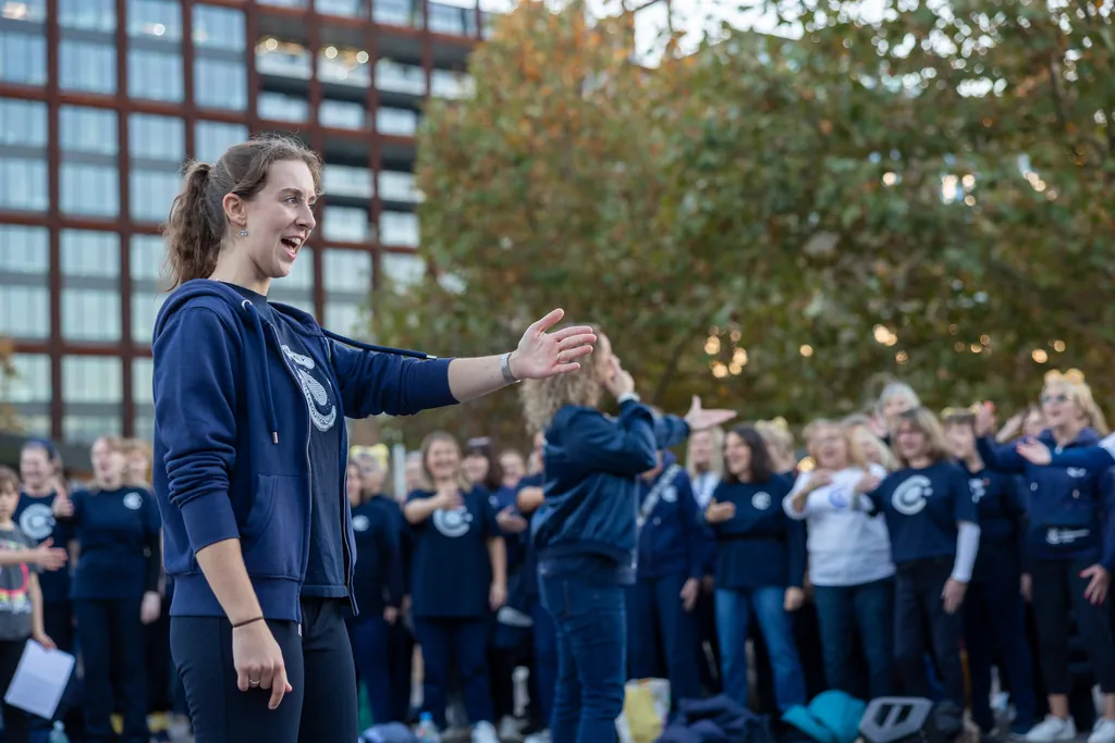 The Collaboration Choir’s Children in Need Flash Mob at King’s Cross