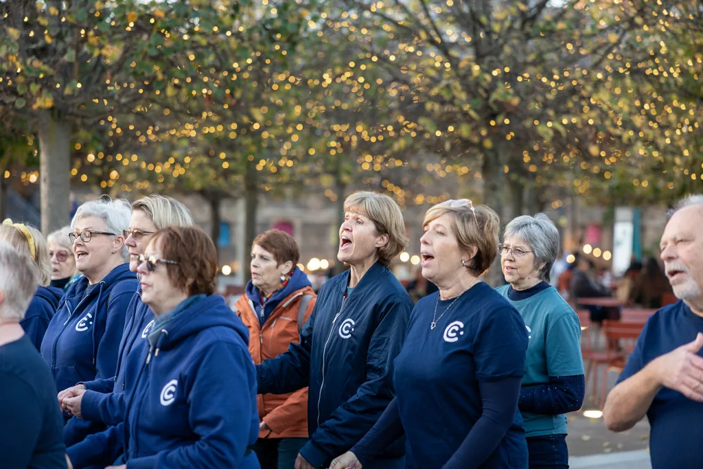 The Collaboration Choir’s Children in Need Flash Mob at King’s Cross